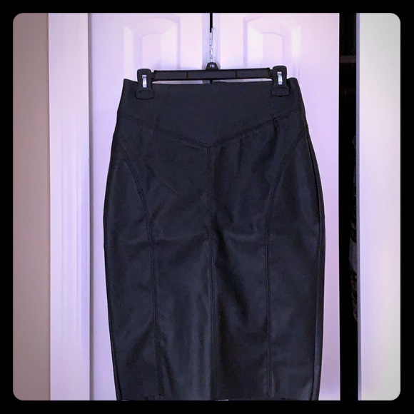 Express Dresses & Skirts - EXPRESS Leather skirt NEW never worn
